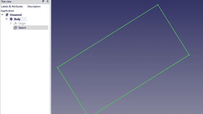 Easily Rotate Sketch in FreeCAD
