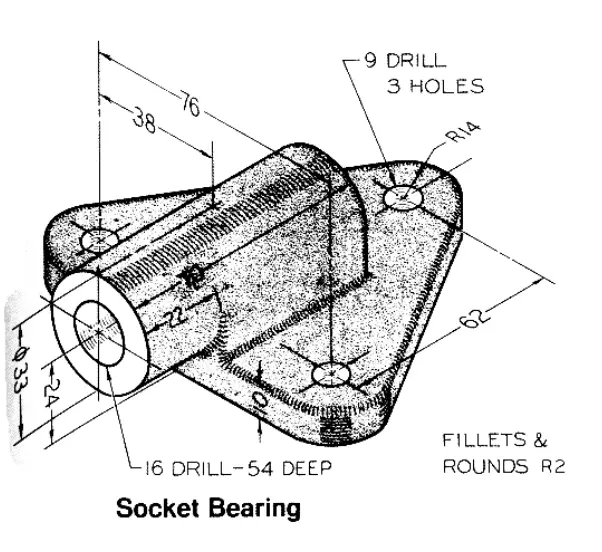 Model Socket Bearing in FreeCAD
