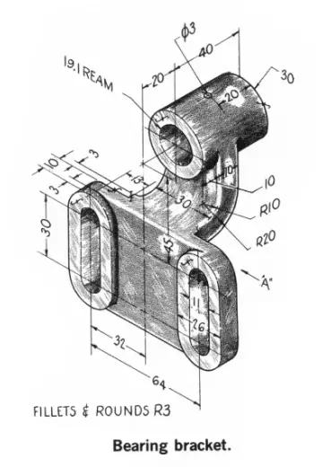 Model Bearing Bracket In Solidworks