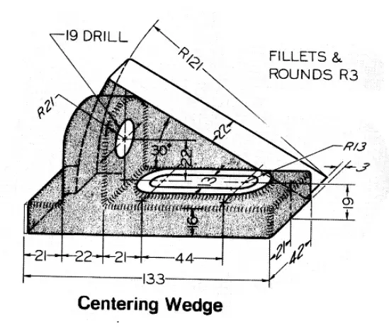 Model Centering Wedge In Solidworks