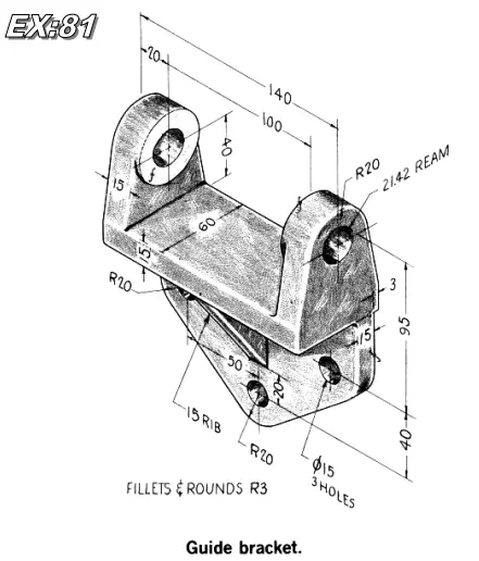 Model Guide Bracket In Solidworks