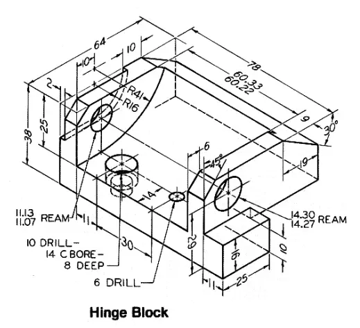 Model Hinge Block In Solidworks