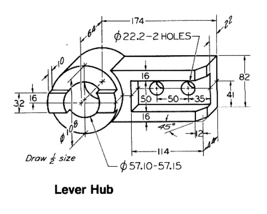 Model Lever Hub In Solidworks