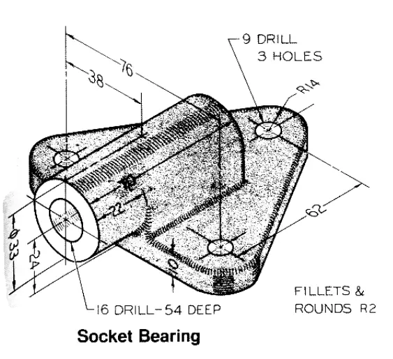 Model Socket Bearing In Solidworks