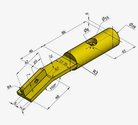 Freecad Part Modeling Tutorial 96