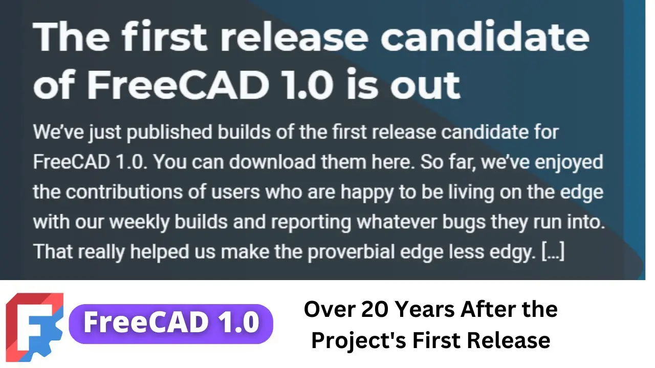 How To Run Freecad 1.0 Rc2 On Windows