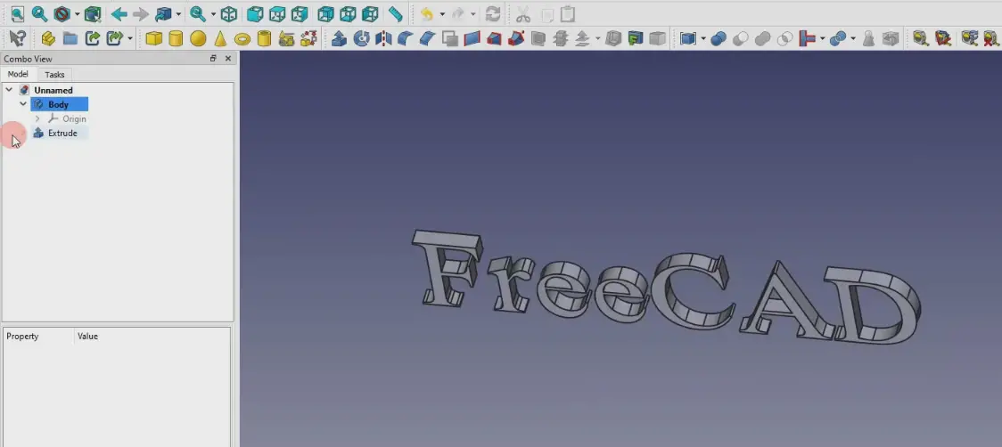 Making A String Solid In Freecad 10