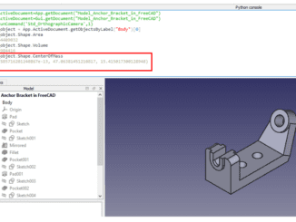 Measure Area, Volume & Center Of Mass With Python Script 06