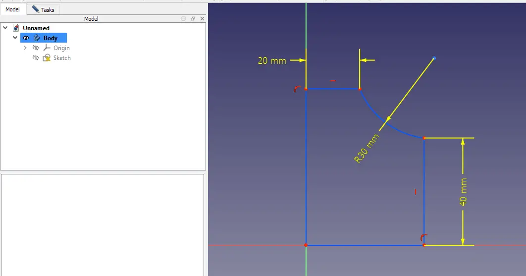 Setting The Color Of Sketch Lines In Freecad 04