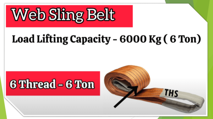 Web Sling Belt Capacity with meaning of Color Code – Mechnexus