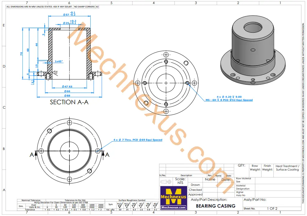Bearing Casing Watermarked Image