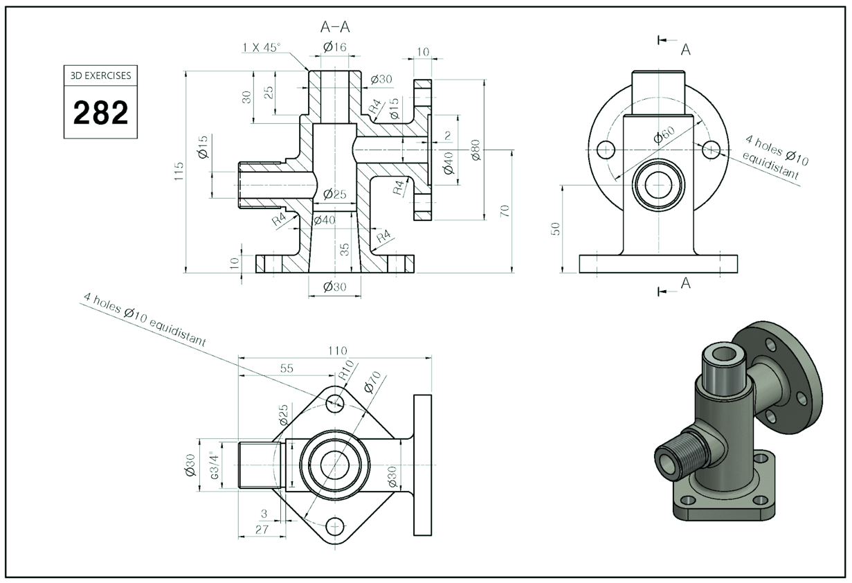 Freecad part modeling tutorial 144