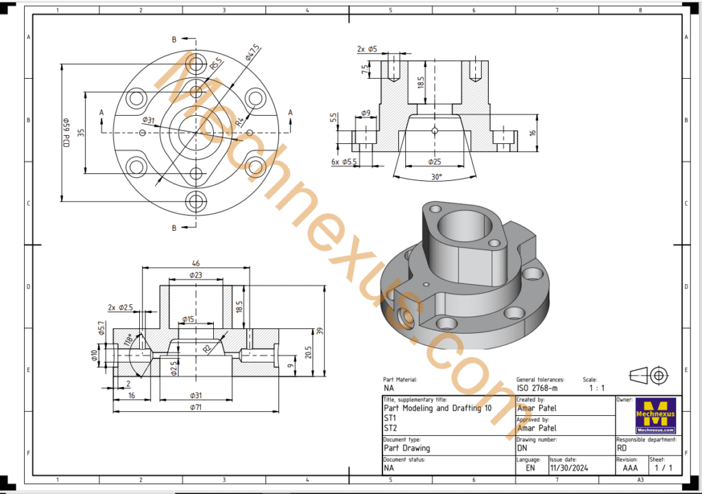 06. Drawing of Housing