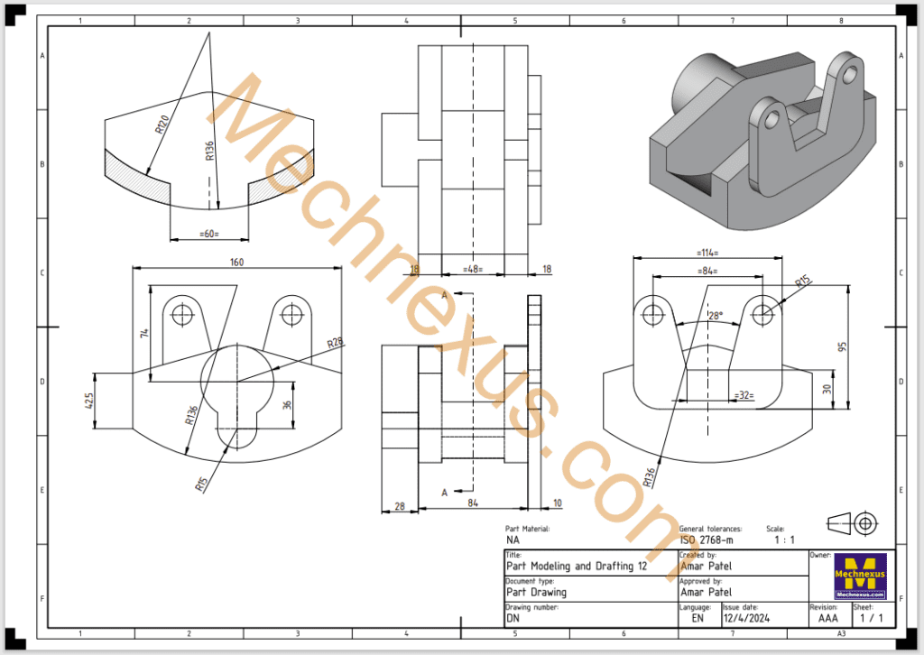 08. Drawing of Bracket