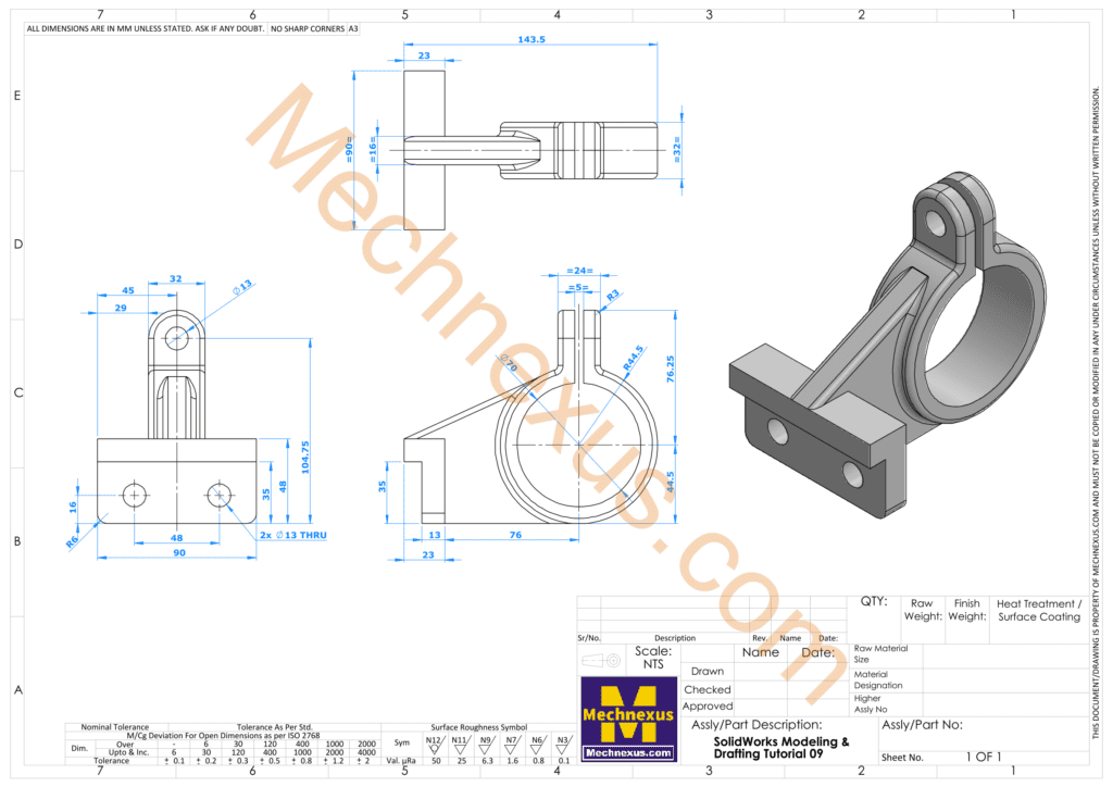 23. Drawing of Clamp