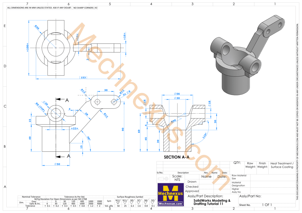 25.Drawing of Pipe Support