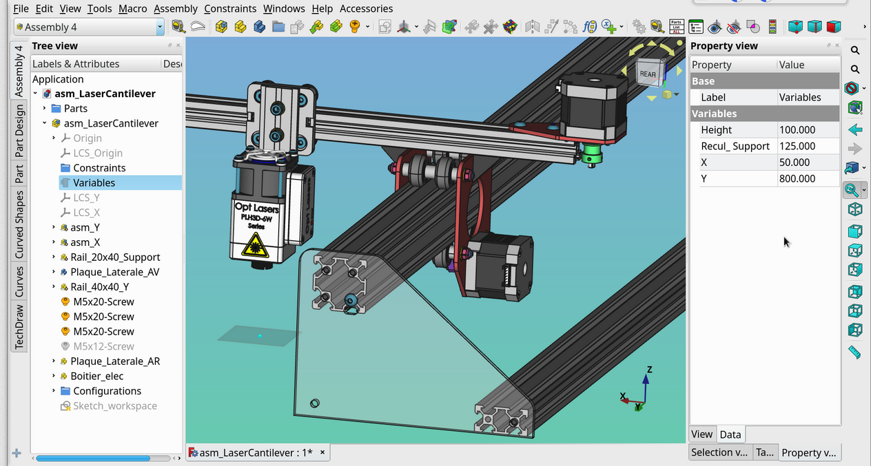 Freecad assembly4 workbench 01