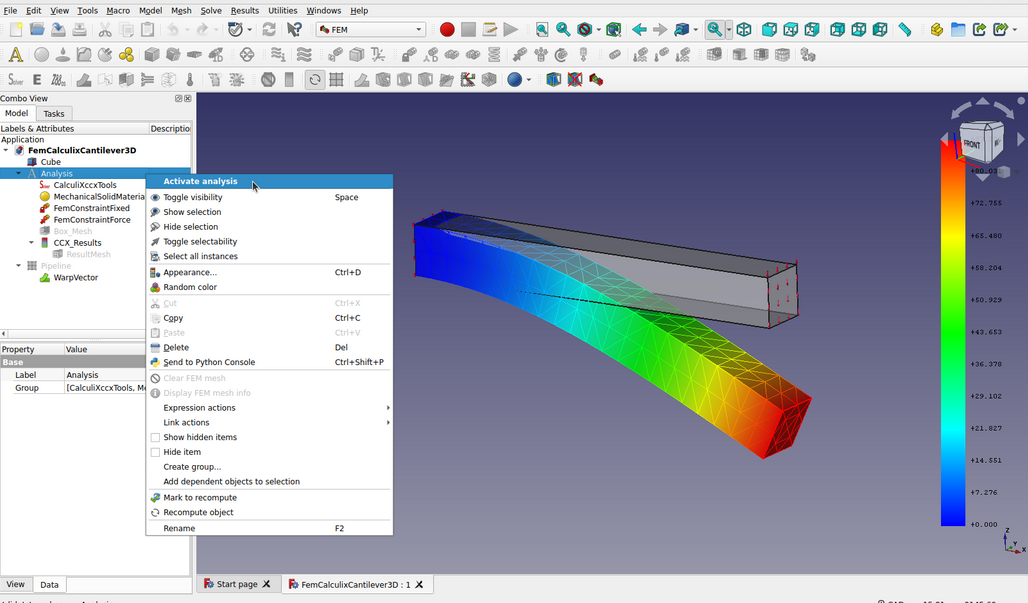 Freecad fem workbench 01