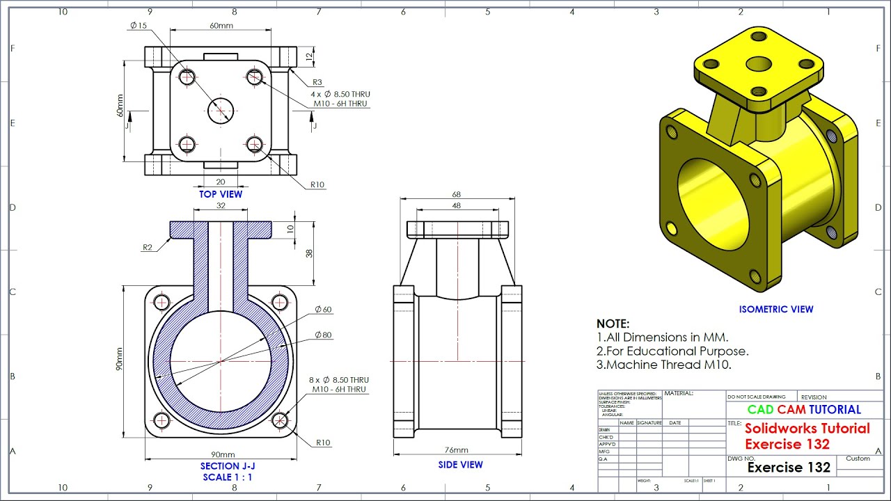 Freecad part modeling tutorial 123