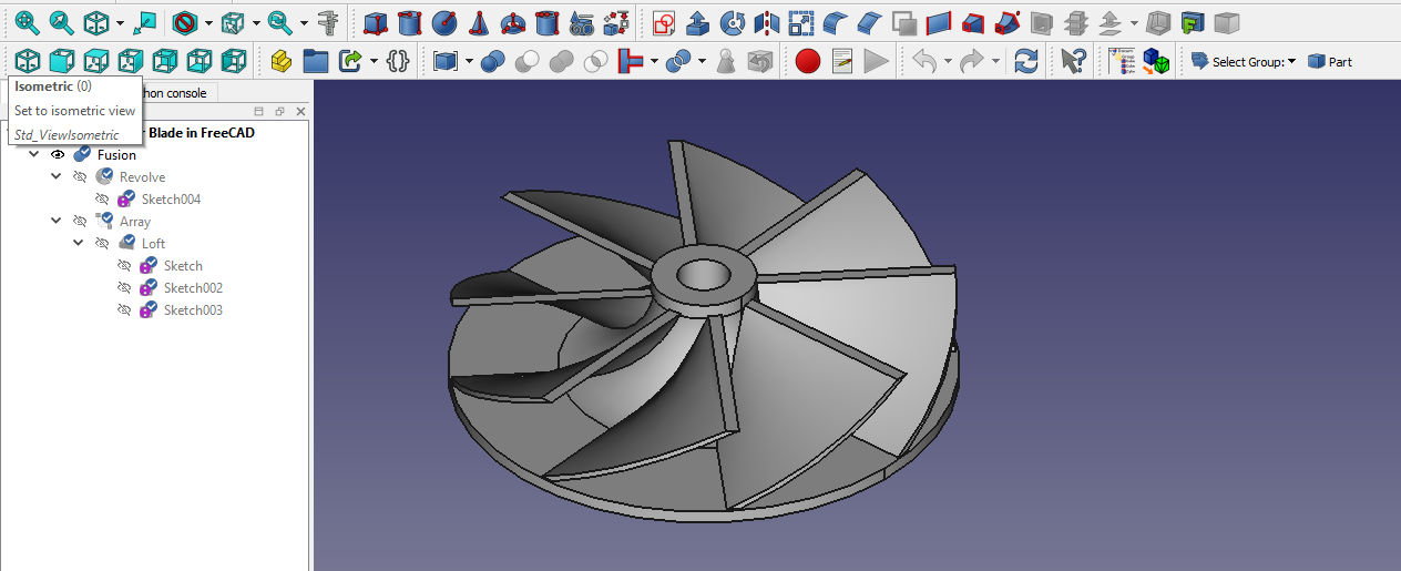 Freecad part workbench 02