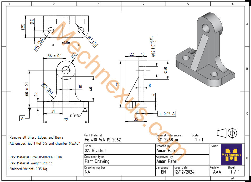 Freecad techdraw workbench 01