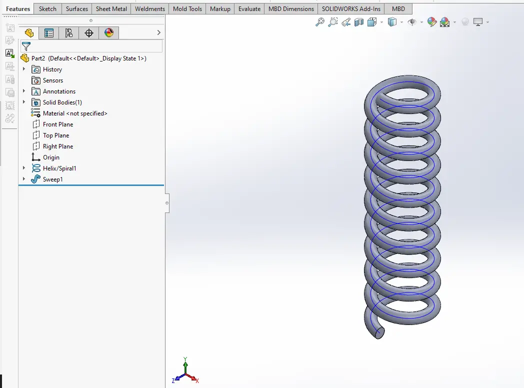 How To Use Sweep Features In Solidworks 09