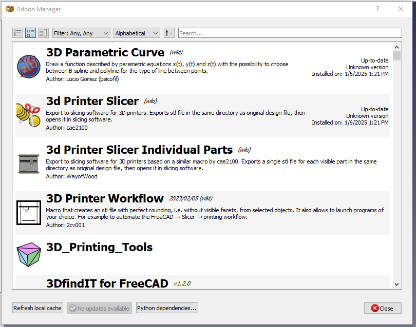 Take advantage of freecad add ons 01