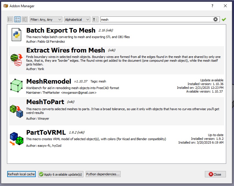 Use batch export to mesh macro 01