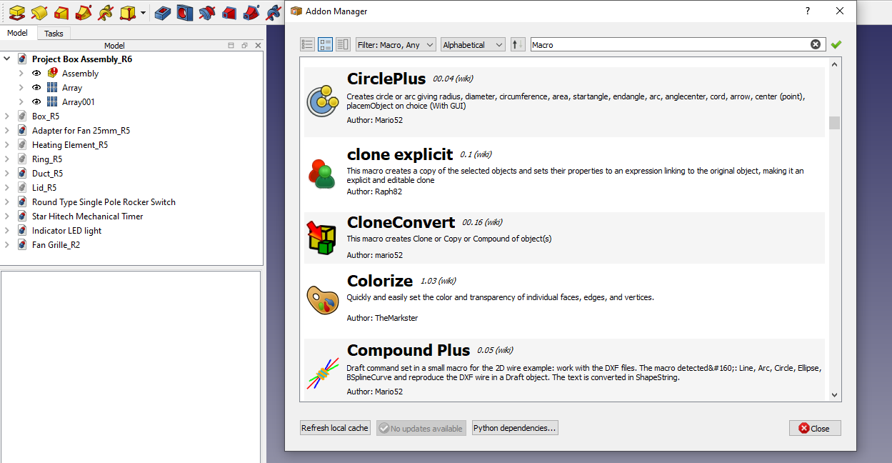 Useful freecad macros for beginners 01