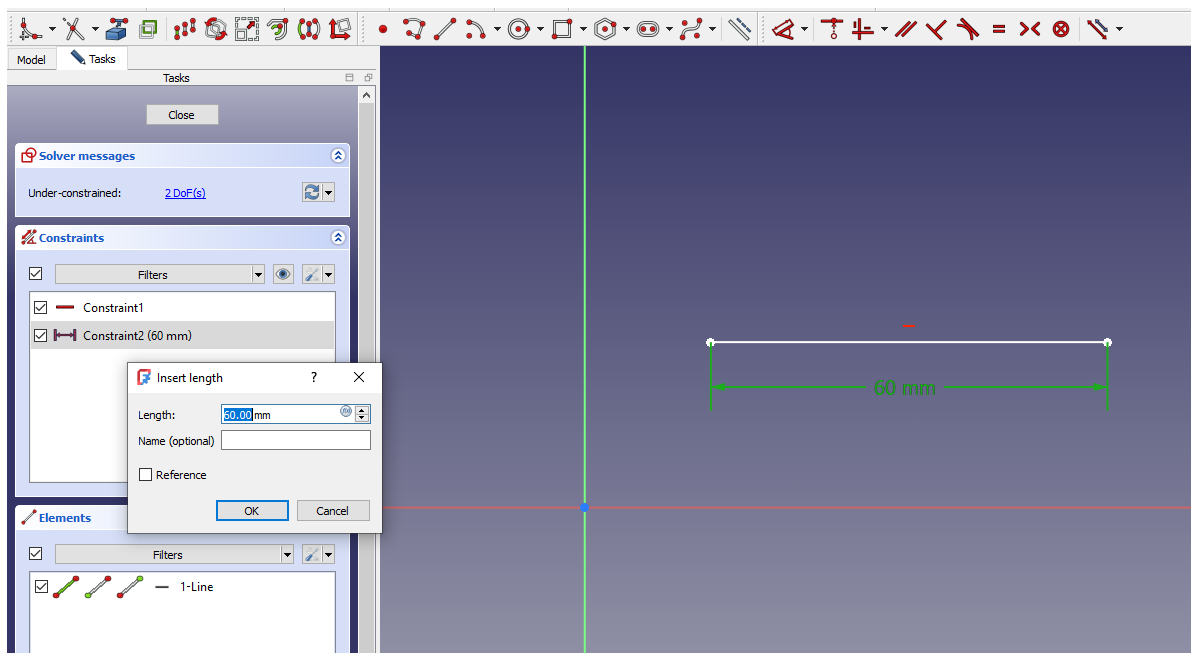 Multiple ways to edit constraint in freecad sketcher workbench 04