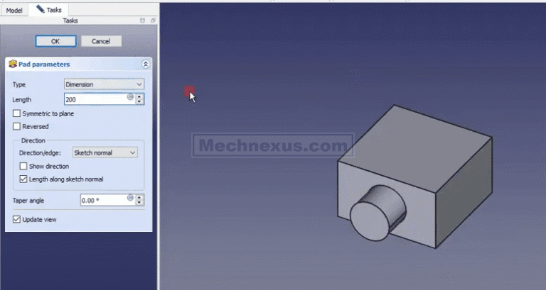 Redefine Sketch to New Reference in FreeCAD – Mechnexus