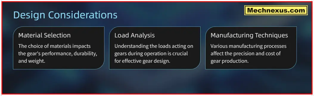 Desgin Consideration