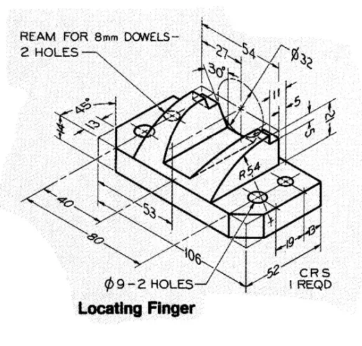 Model locating hanger in freecad