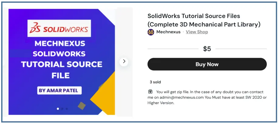 SolidWorks Model Library