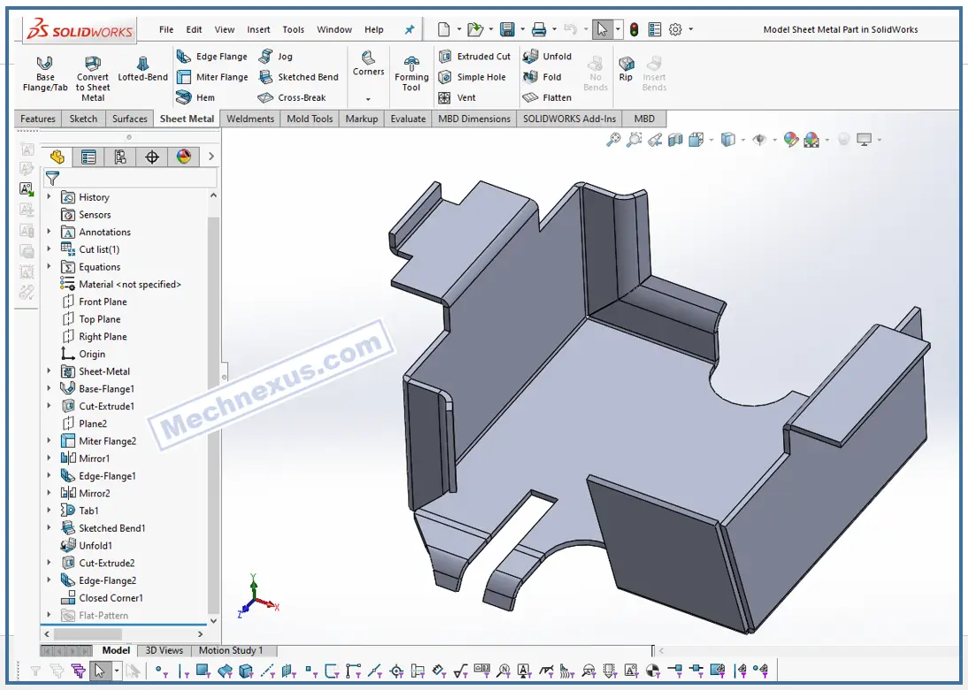 Uniform wall thickness