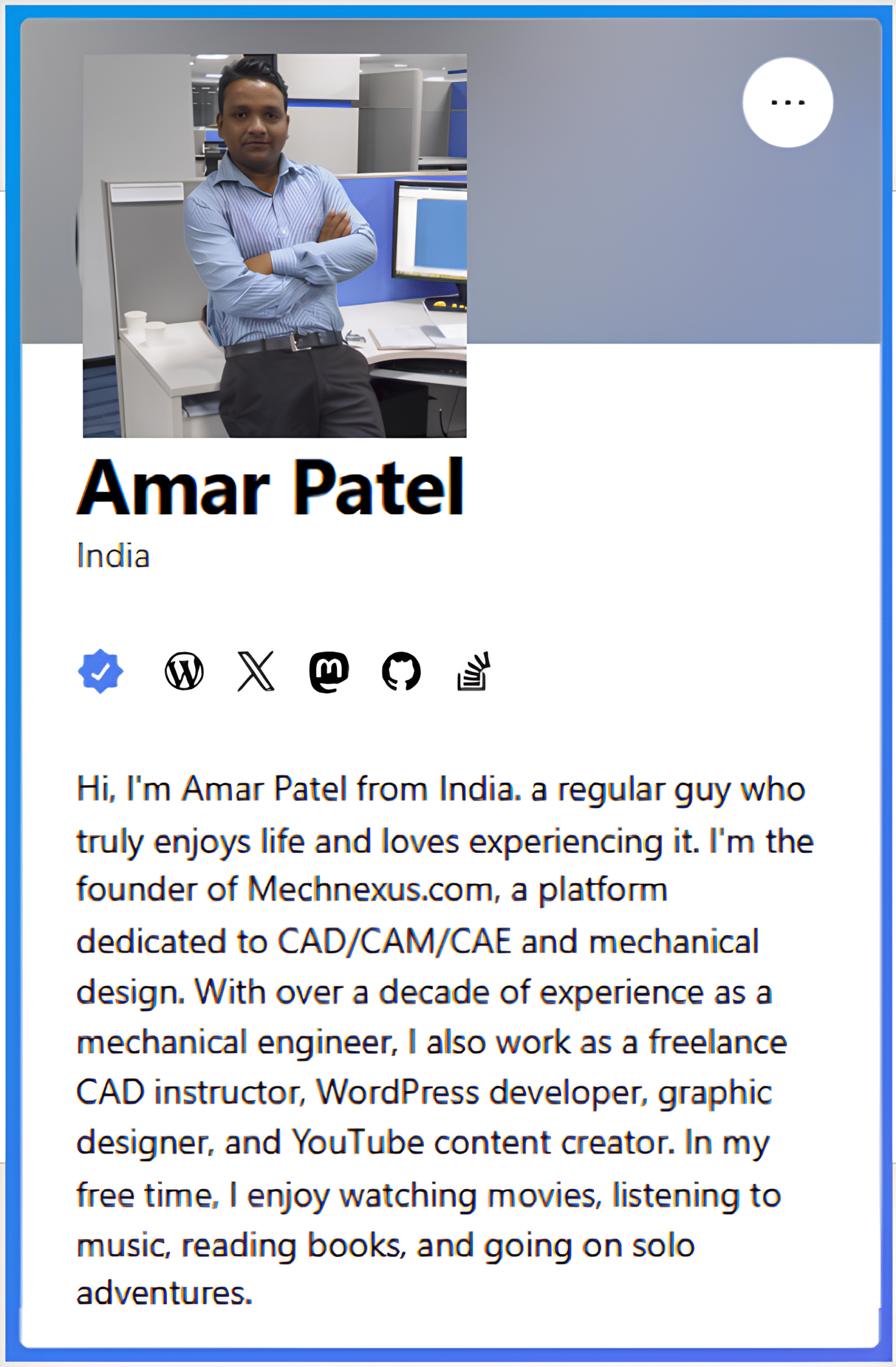 My Gravatar Profile T11