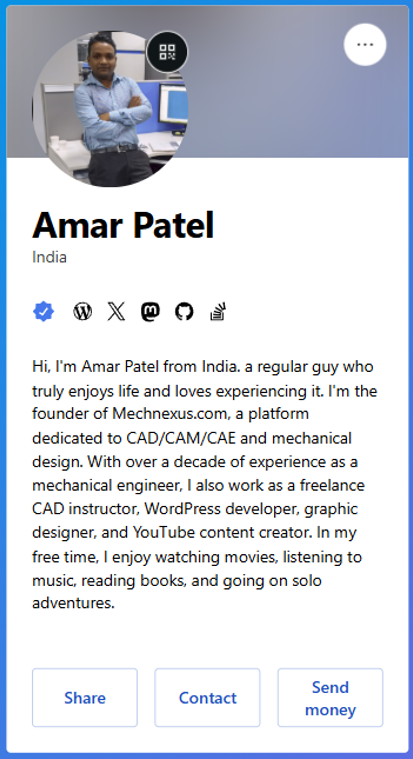 My Gravatar Profile T8