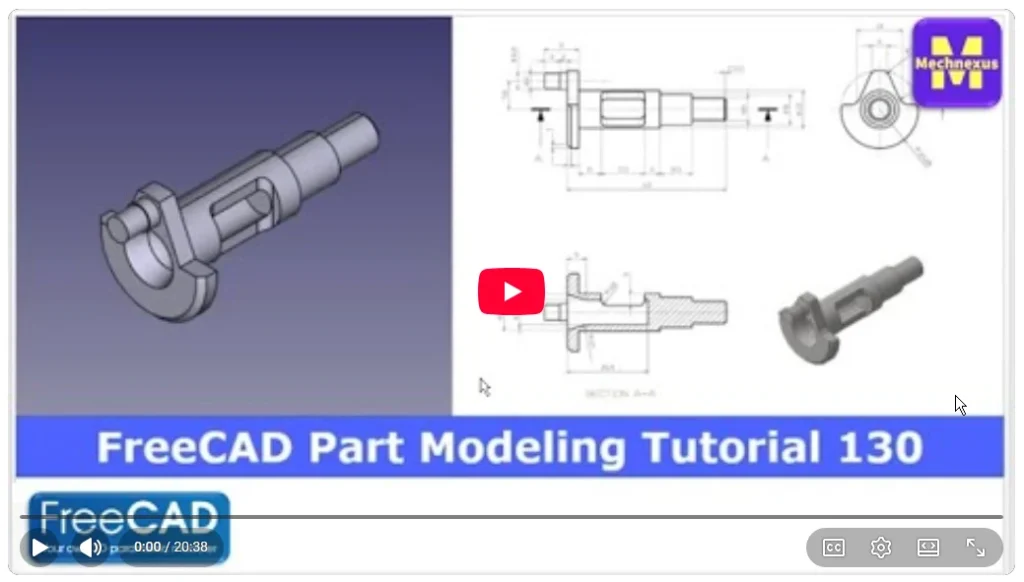 2026 01 22 17 00 18 FreeCAD Part Modeling Tutorial 130 FreeCAD Tutorial 3D Modeling FreeCAD Co