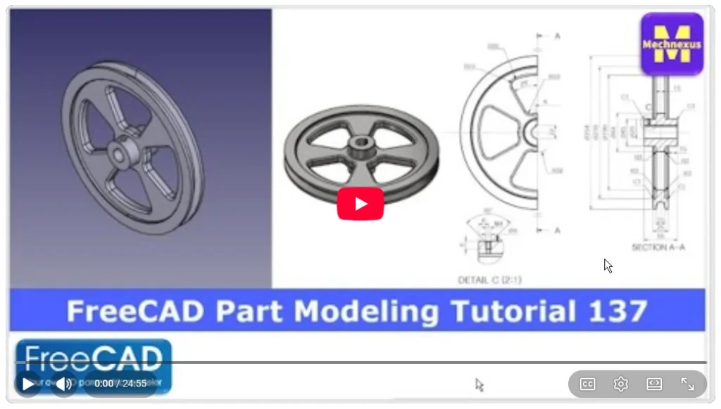 2026 01 22 17 11 48 FreeCAD Part Modeling Tutorial 137 FreeCAD Tutorial 3D Modeling Tutorial F