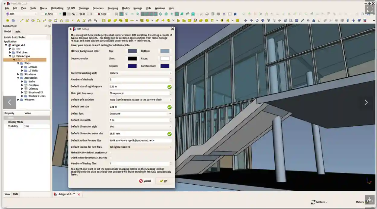 FreeCAD BIM Workbench